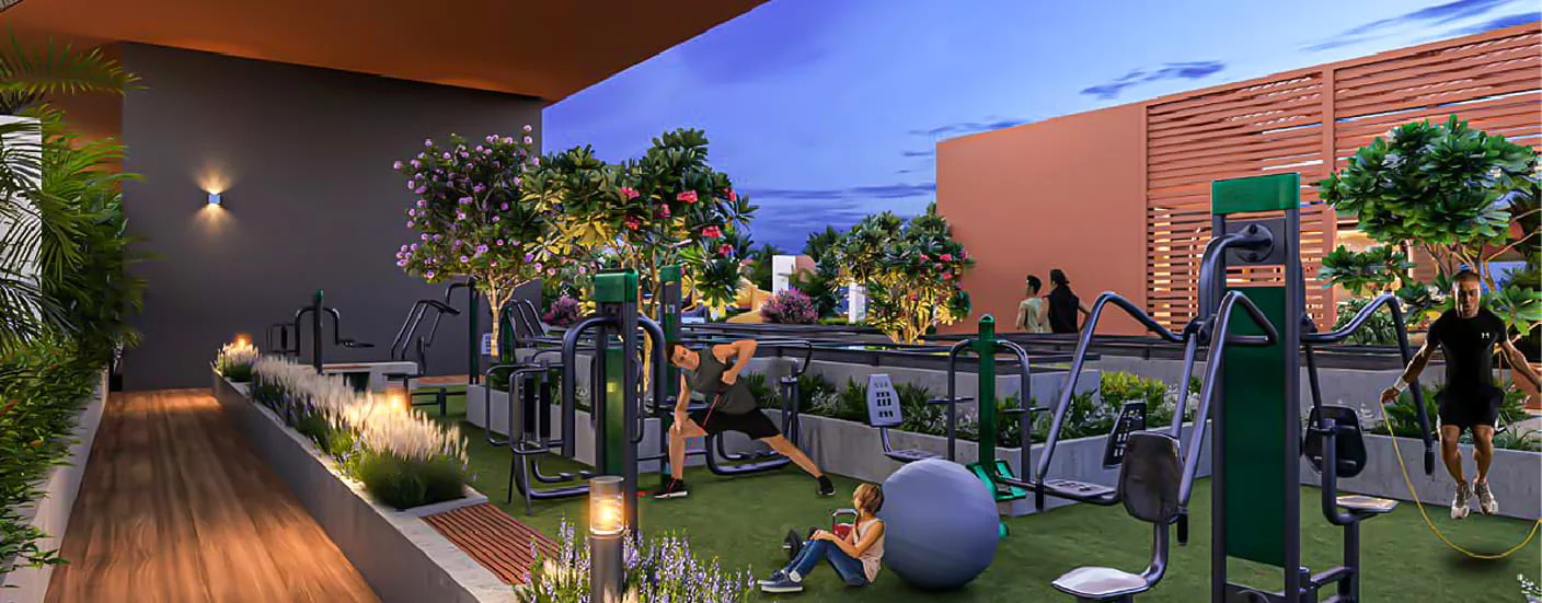 Arun Sanctum Ravet Open Air Gym Image